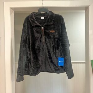 Columbia Charcoal Gray Quarter Zip Jacket